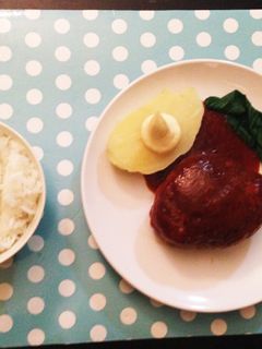 あるもので 本格煮込みハンバーグ!-レシピのメイン写真