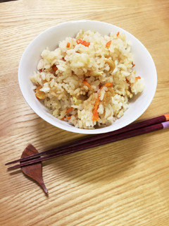 塩糀でつくる♪打ち豆の炊き込みごはん-レシピのメイン写真