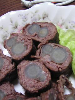 **ごぼうの牛肉巻き**-レシピのメイン写真