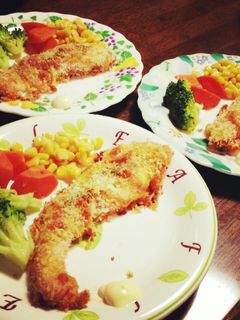揚げない!サクサク鮭のパン粉焼き-レシピのメイン写真