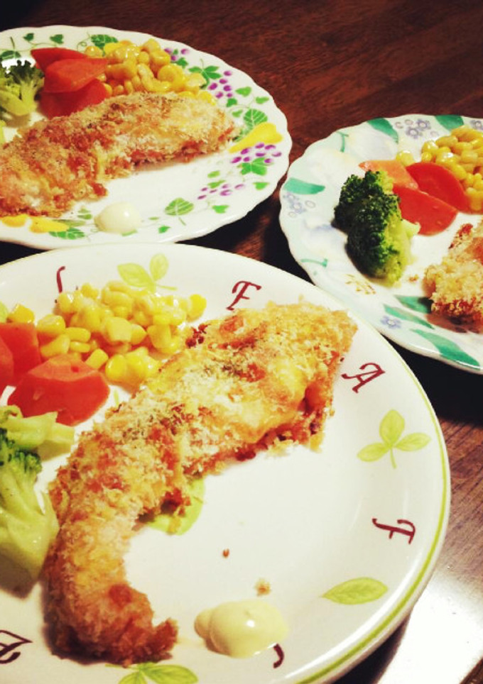 揚げない！サクサク鮭のパン粉焼き-レシピのメイン写真