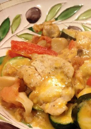 クミン香る！鶏肉と野菜のチーズ炒め-レシピのメイン写真