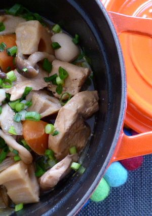 ストウブで柚子胡椒香る鶏胸肉のポン酢煮-レシピのメイン写真