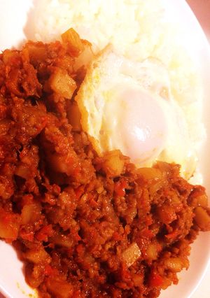 完熟トマトの野菜たっぷりドライカレー-レシピのメイン写真
