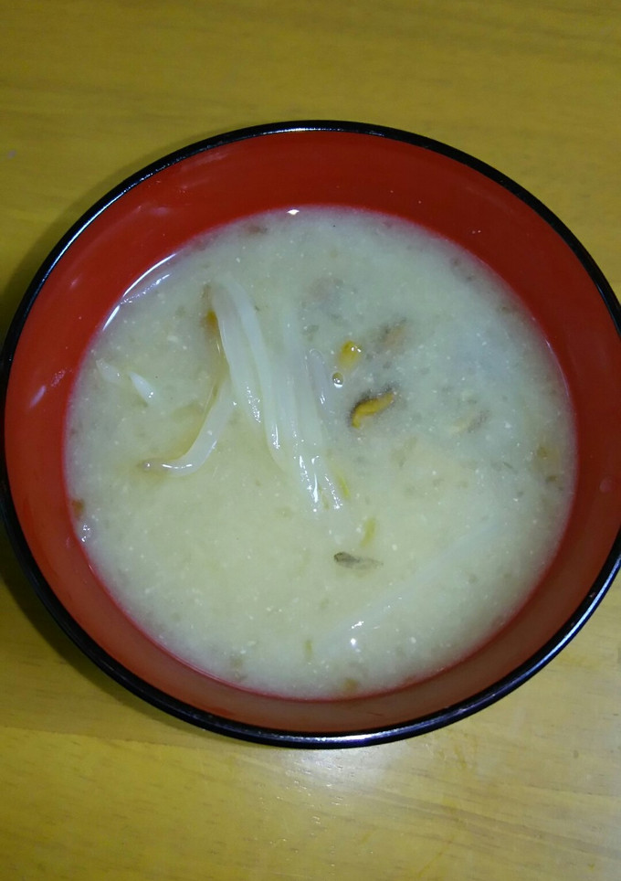 簡単♪もやしとなめこの味噌汁with生姜-レシピのメイン写真
