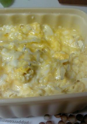 レンジで☆お豆腐スクランブルエッグ-レシピのメイン写真
