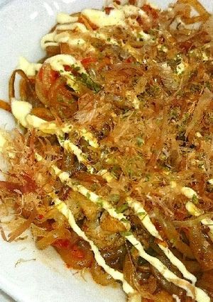 簡単！糸こんにゃくの豚キムチ焼きそば-レシピのメイン写真