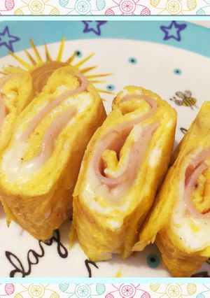 色合い綺麗★厚焼き玉子★-レシピのメイン写真