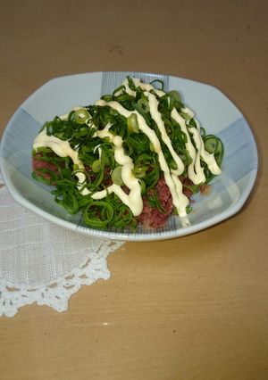 おつまみに!コンビーフのネギまみれ-レシピのメイン写真