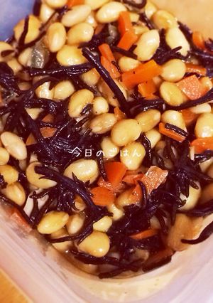 大豆とひじきの煮物-レシピのメイン写真