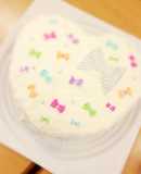 ホワイトチョコのガナッシュクリームケーキ