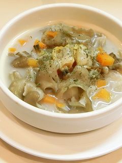 アサリと舞茸のホワイトスープ-レシピのメイン写真