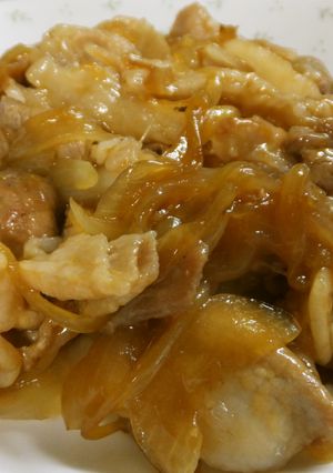 ご飯がすすむ【豚バラと玉ねぎ炒め】-レシピのメイン写真