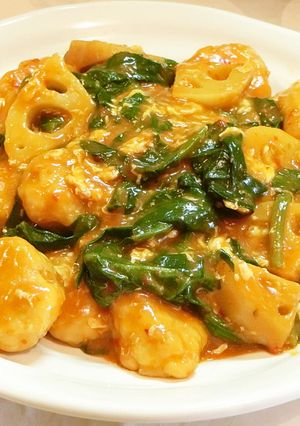 ささみ蓮根のピリ辛豆板醤-レシピのメイン写真