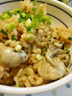 玄米の牡蠣ごはん♪-レシピのメイン写真