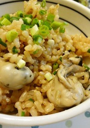 玄米の牡蠣ごはん♪-レシピのメイン写真