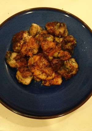 揚げない★鶏もも肉のカリッと！青のり焼き-レシピのメイン写真
