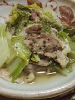 簡単&ヘルシー白菜と豚肉の重ね蒸し焼き-レシピのメイン写真