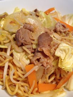 カレー焼きそば-レシピのメイン写真