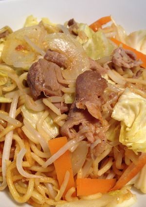 カレー焼きそば-レシピのメイン写真