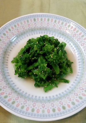 ♪菜の花をおいしく食べよう♪-レシピのメイン写真