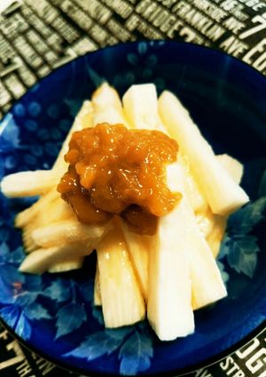 簡単1品*長芋の梅ポンかけ♪①-レシピのメイン写真
