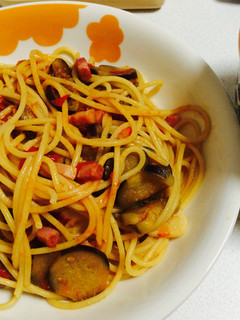 簡単☆ナスとベーコンのトマトパスタ-レシピのメイン写真