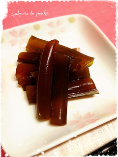 簡単!コリコリ美味*おつまみ茎わかめ-レシピのメイン写真