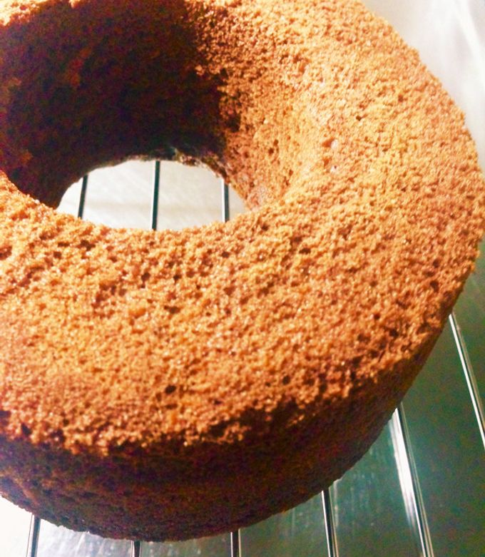 炊飯器でも本格チョコシフォンケーキ-レシピのメイン写真