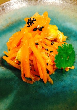 人参しりしり♪和風＆エスニック風2種☆★-レシピのメイン写真
