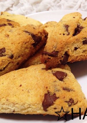 ココナッツオイルとチョコのスコーン♡-レシピのメイン写真
