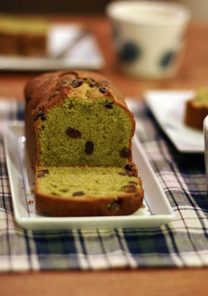 甘納豆のお抹茶ケーキ-レシピのメイン写真