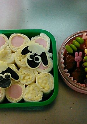 ｷｬﾗ弁『ひつじのｼｮｰﾝ弁当♪』-レシピのメイン写真
