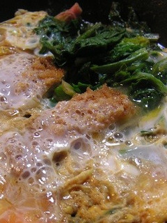 ほうれん草入りカツ煮-レシピのメイン写真