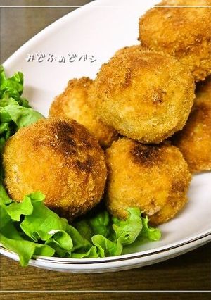 高野豆腐✿カマンベールメンチカツ-レシピのメイン写真