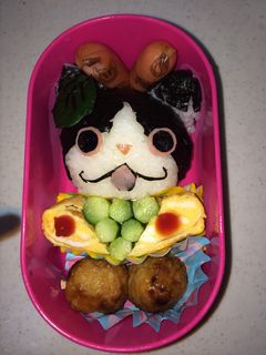妖怪ウォッチブドウニャン キャラ弁簡単-レシピのメイン写真