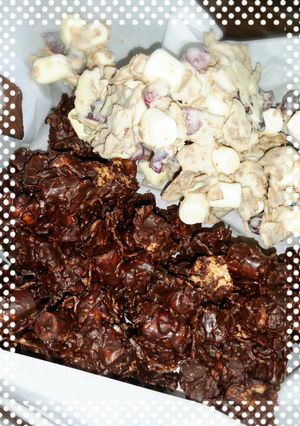 バレンタインに♡簡単チョコフレーク-レシピのメイン写真