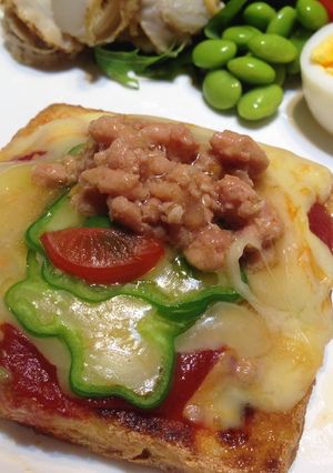 糖質制限　厚揚げピザ-レシピのメイン写真