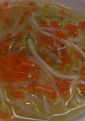 人参ともやしのあんかけラーメン｡*✧-レシピのメイン写真