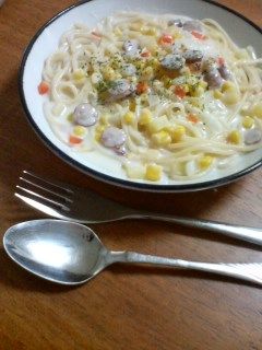 簡単☆ミルクスープパスタ-レシピのメイン写真