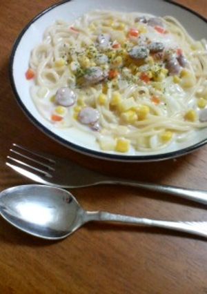 簡単☆ミルクスープパスタ-レシピのメイン写真