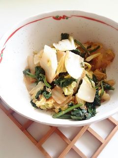 あと一品♡白菜とほうれん草の和え物-レシピのメイン写真