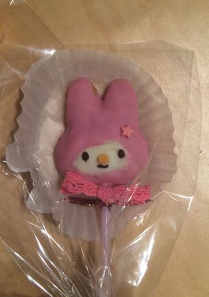 マイメロケーキポップ-レシピのメイン写真