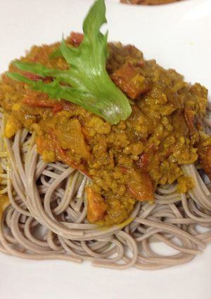 【簡単】ヘルシー☆カレー蕎麦-レシピのメイン写真