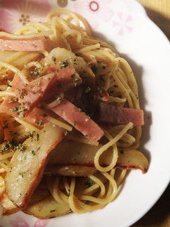 節約!じゃがいもと魚肉ソーセージのパスタ-レシピのメイン写真
