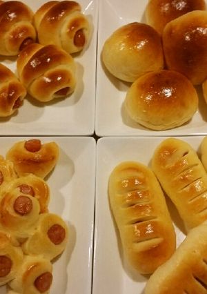 ＨＢで３種類のウィンナーパン-レシピのメイン写真