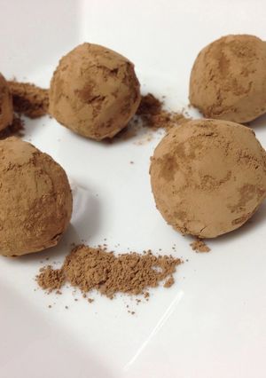【簡単、ヘルシー】ローチョコトリュフ-レシピのメイン写真