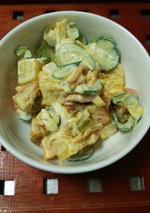 かぼちゃとじゃがいものサラダ-レシピのメイン写真