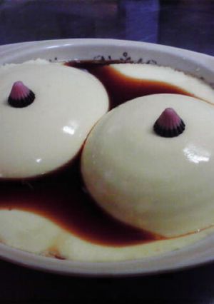 バレンタイン，卒乳記念に♪おっぱいプリン-レシピのメイン写真