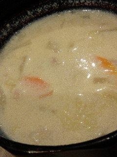 白菜と豚肉の豆乳みそ汁-レシピのメイン写真